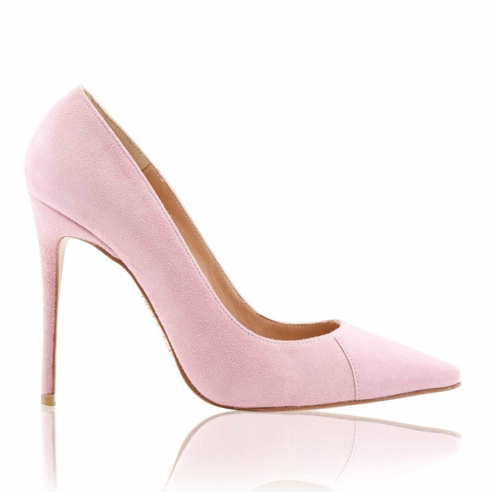 House of CB Blush Suede Pink Pumps